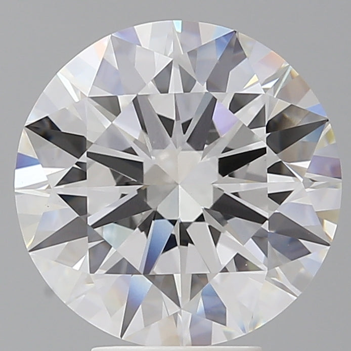 5.59 Carat Round Shaped, Ideal Cut, E Color, VVS2 Clarity, IGI Certified Lab Grown Diamond