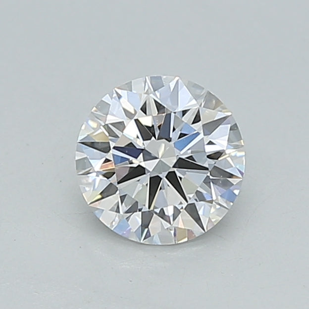 0.54 Carat Round Shaped, Ideal Cut, D Color, VVS2 Clarity, IGI Certified Lab Grown Diamond