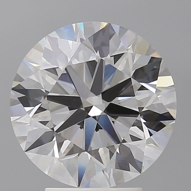 4.03 Carat Round Shaped, Ideal Cut, E Color, VVS2 Clarity, IGI Certified Lab Grown Diamond