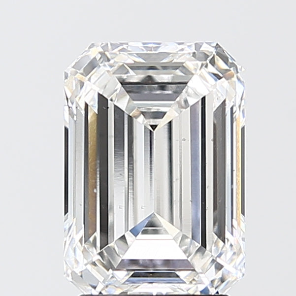 2.59 Carat Emerald Shaped, Ideal Cut, E Color, VS1 Clarity, IGI Certified Lab Grown Diamond