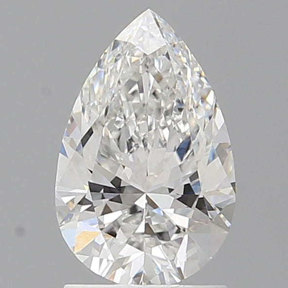 1.58 Carat Pear Shaped, Ideal Cut, E Color, VVS2 Clarity, IGI Certified Lab Grown Diamond