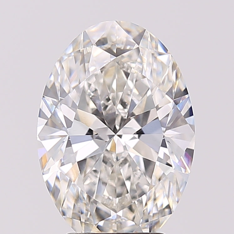4.11 Carat Oval Shaped, Very Good Cut, F Color, VVS2 Clarity, IGI Certified Lab Grown Diamond