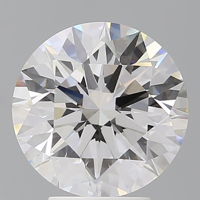 4.09 Carat Round Shaped, Ideal Cut, E Color, VVS2 Clarity, IGI Certified Lab Grown Diamond
