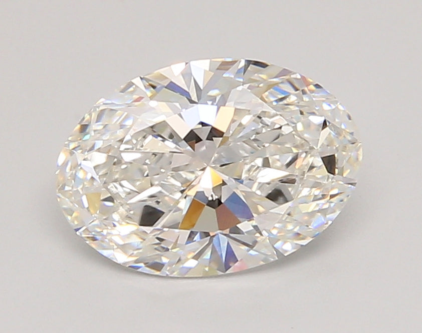 2.05 Carat Oval Shaped, Ideal Cut, F Color, VVS1 Clarity, IGI Certified Lab Grown Diamond