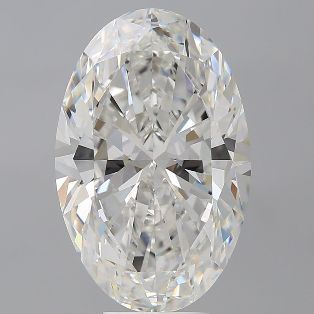 8.07 Carat Oval Shaped, Ideal Cut, E Color, VVS2 Clarity, IGI Certified Lab Grown Diamond