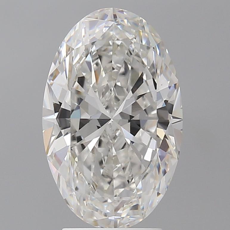 3.59 Carat Oval Shaped, Ideal Cut, F Color, VS1 Clarity, IGI Certified Lab Grown Diamond