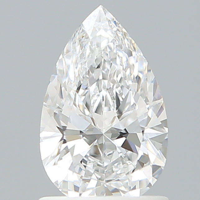 1.07 Carat Pear Shaped, Ideal Cut, D Color, VVS1 Clarity, IGI Certified Lab Grown Diamond