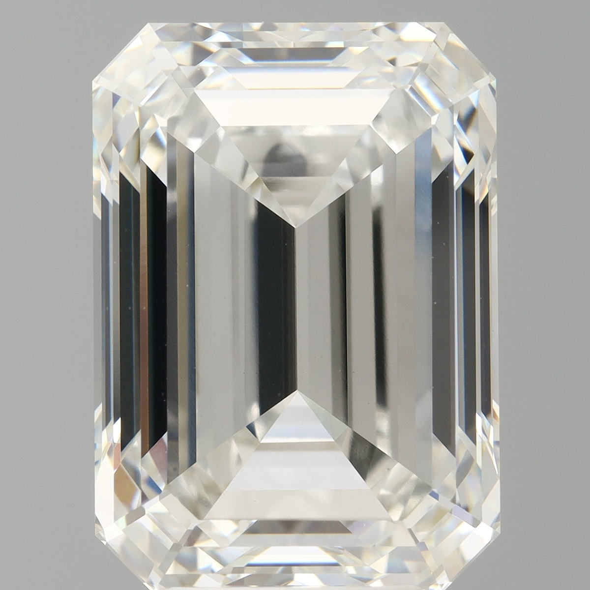 7.04 Carat Emerald Shaped, Ideal Cut, F Color, VVS2 Clarity, IGI Certified Lab Grown Diamond