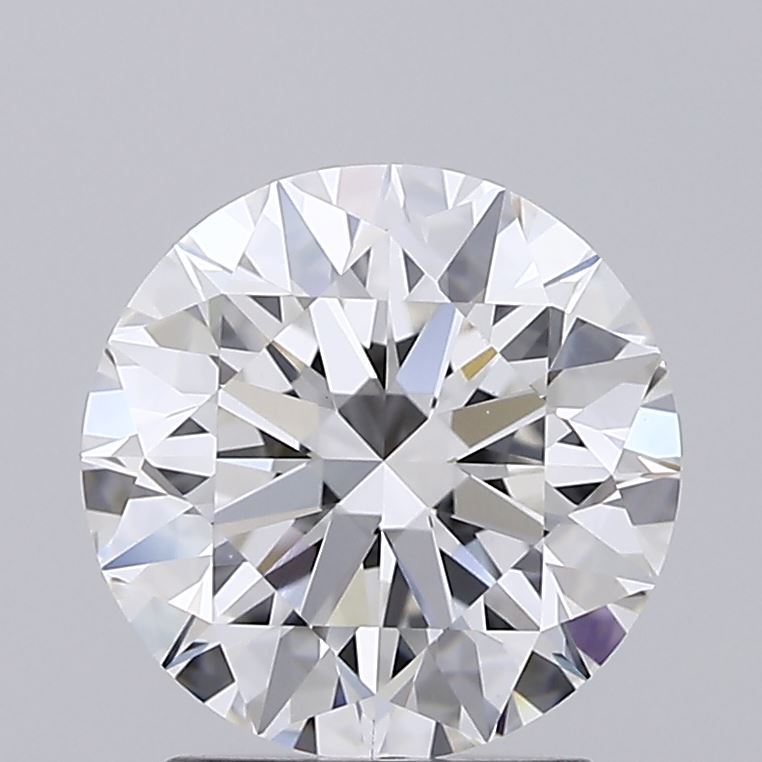 2.10 Carat Round Shaped, Ideal Cut, F Color, VVS2 Clarity, IGI Certified Lab Grown Diamond