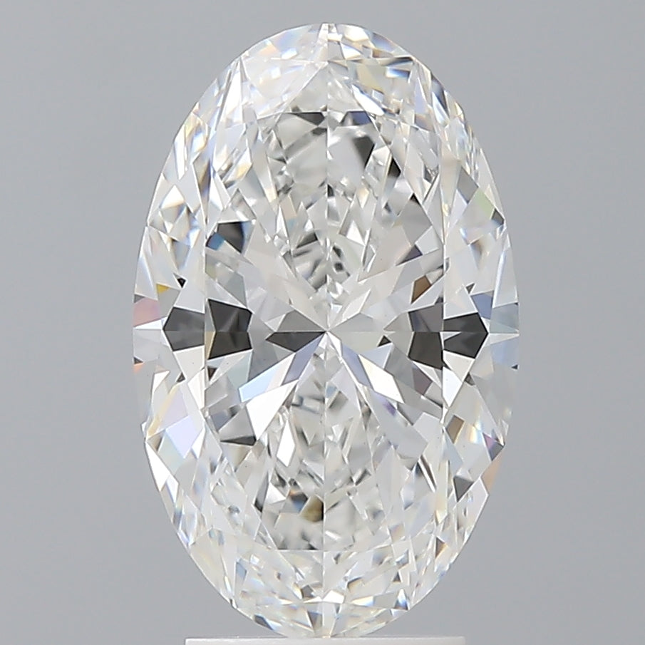 3.51 Carat Oval Shaped, Ideal Cut, E Color, VVS2 Clarity, IGI Certified Lab Grown Diamond