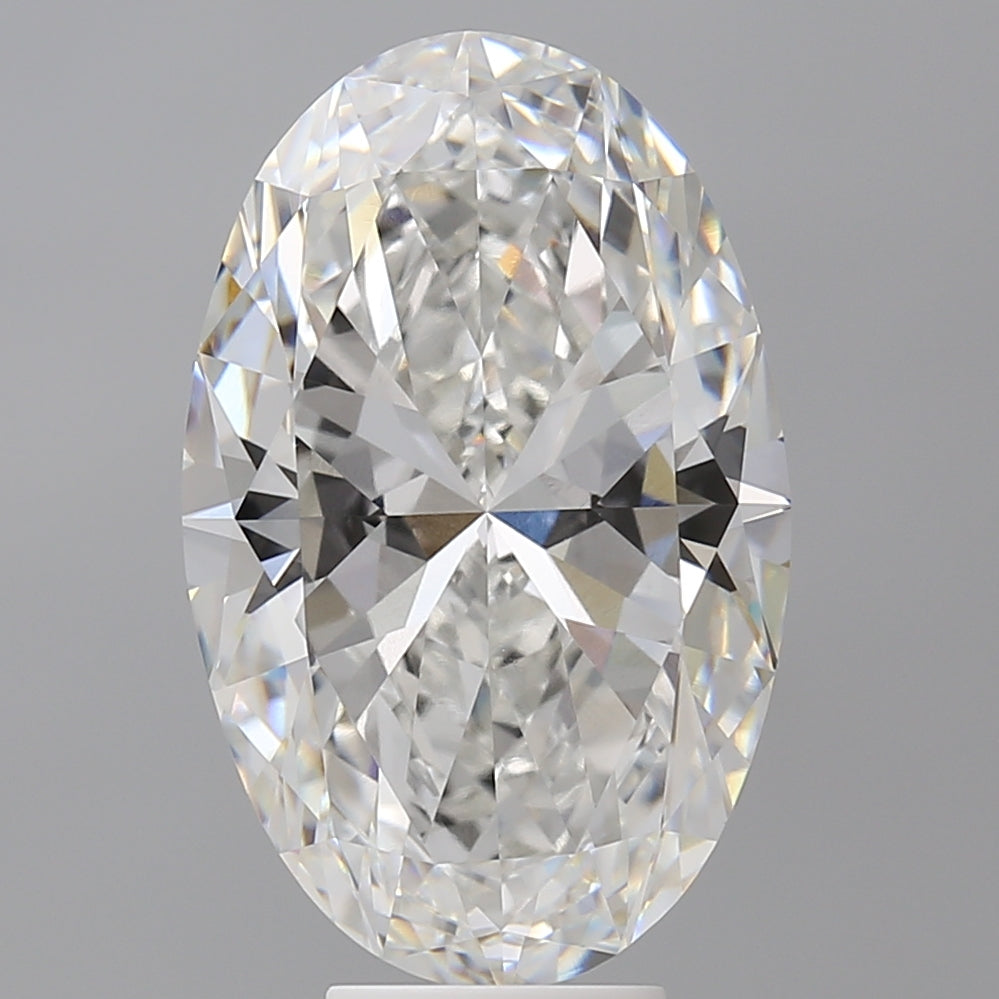 7.57 Carat Oval Shaped, Ideal Cut, E Color, VVS2 Clarity, IGI Certified Lab Grown Diamond