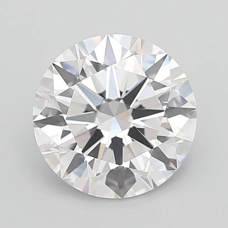 4.00 Carat Round Shaped, Excellent Cut, F Color, VVS2 Clarity, IGI Certified Lab Grown Diamond