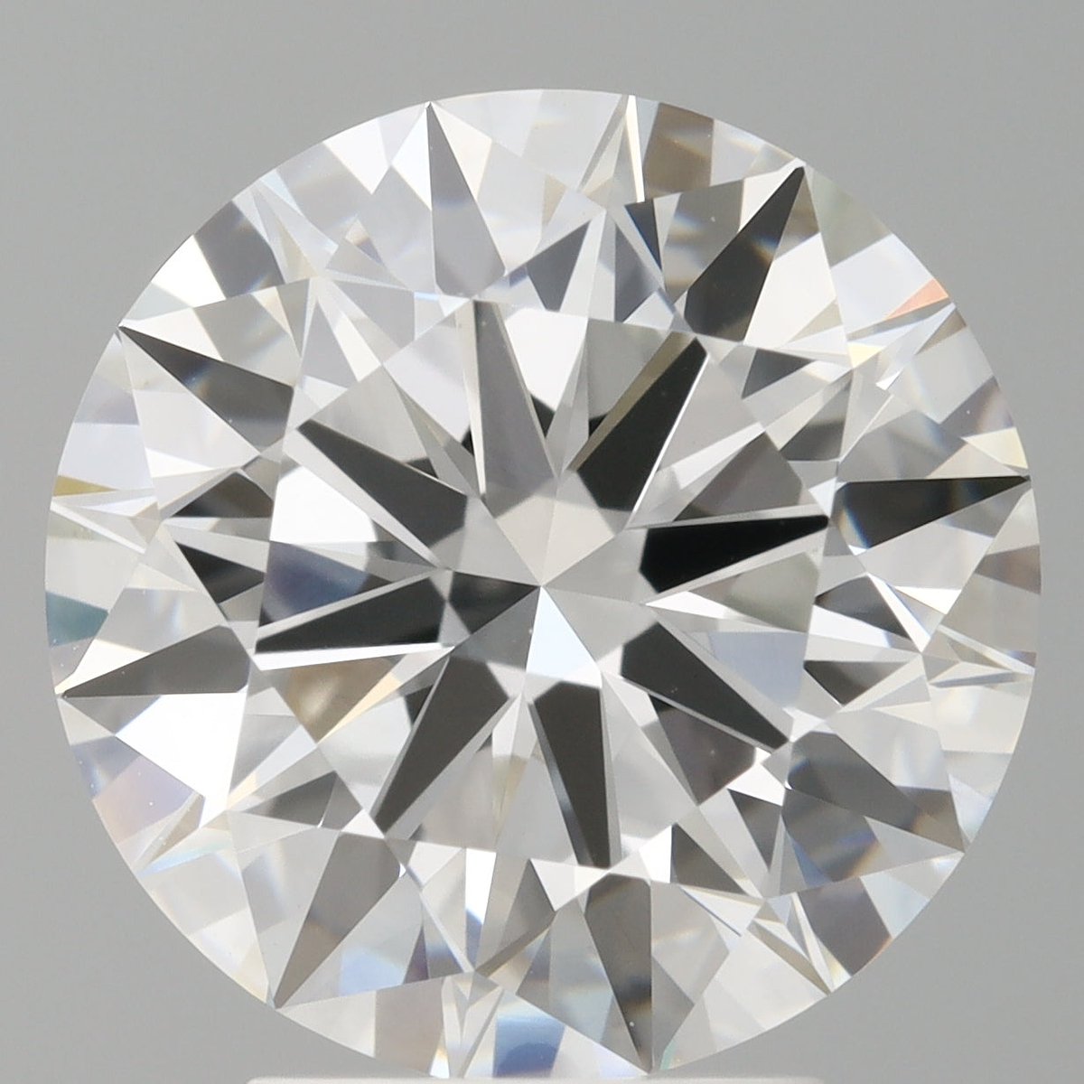 4.06 Carat Round Shaped, Ideal Cut, F Color, VVS2 Clarity, IGI Certified Lab Grown Diamond