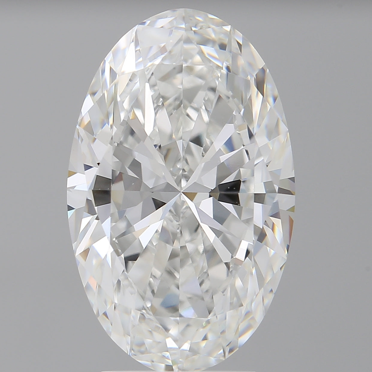 4.10 Carat Oval Shaped, Ideal Cut, E Color, VVS2 Clarity, IGI Certified Lab Grown Diamond