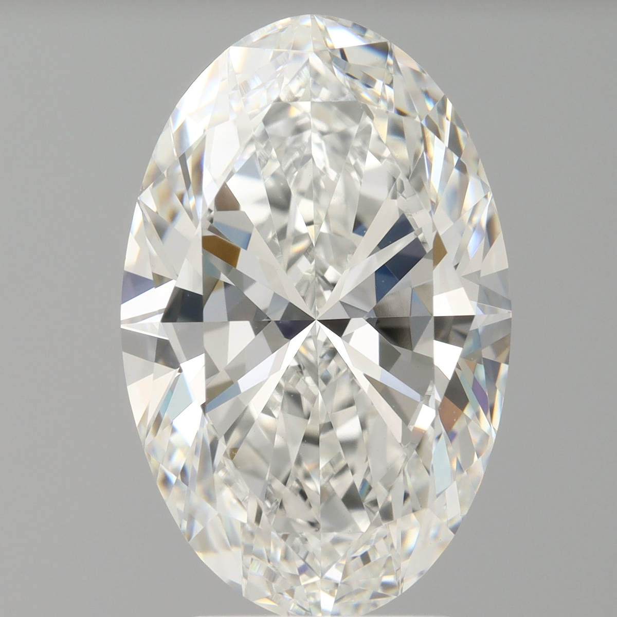 4.07 Carat Oval Shaped, Ideal Cut, F Color, VVS2 Clarity, IGI Certified Lab Grown Diamond