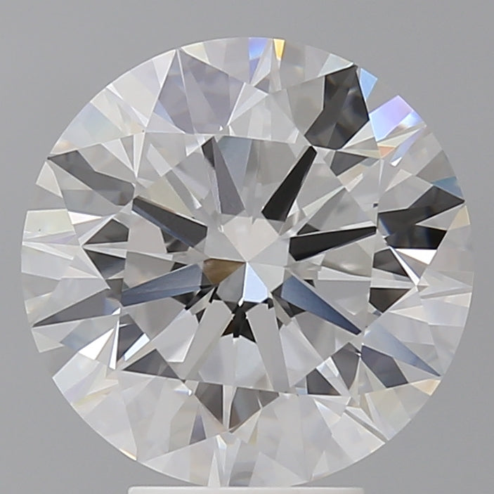 5.59 Carat Round Shaped, Ideal Cut, E Color, VVS2 Clarity, IGI Certified Lab Grown Diamond