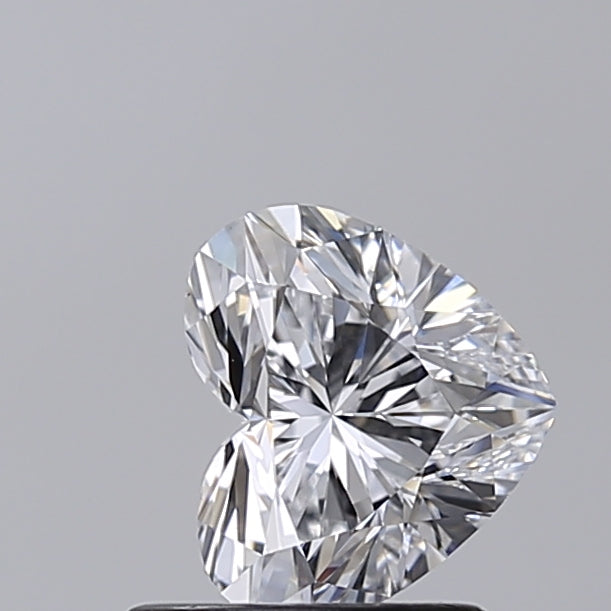 1.03 Carat Heart Shaped, Very Good Cut, D Color, VVS2 Clarity, IGI Certified Lab Grown Diamond