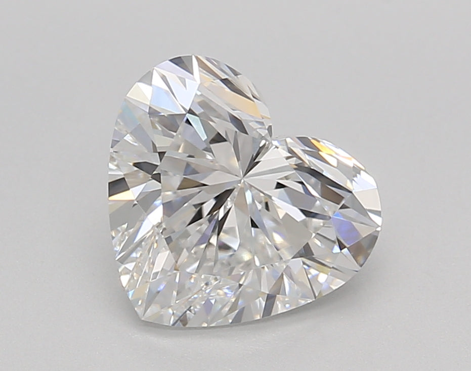 2.03 Carat Heart Shaped, Ideal Cut, D Color, VVS1 Clarity, IGI Certified Lab Grown Diamond