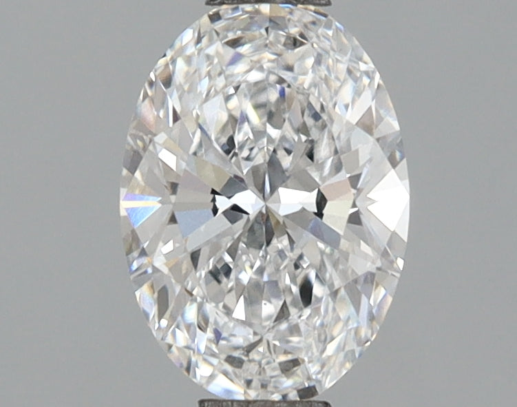 1.06 Carat Oval Shaped, Excellent Cut, D Color, VVS1 Clarity, IGI Certified Lab Grown Diamond