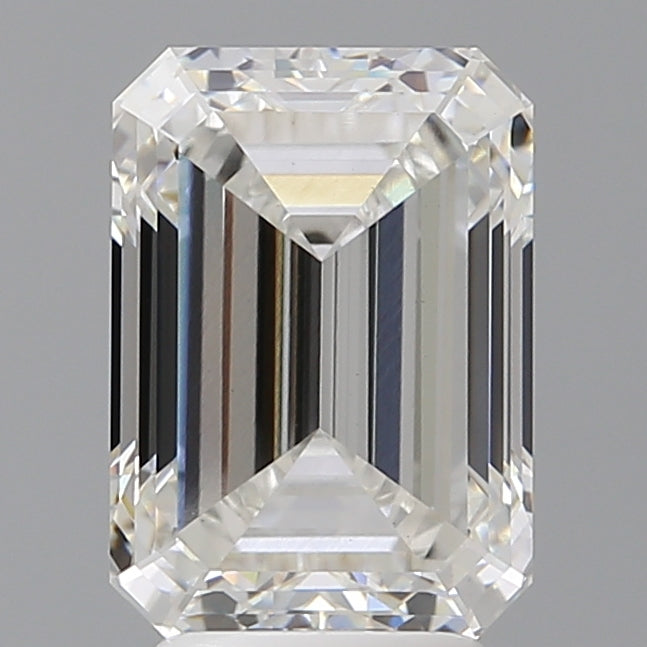 4.06 Carat Emerald Shaped, Ideal Cut, F Color, VS1 Clarity, IGI Certified Lab Grown Diamond