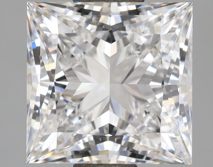2.07 Carat Princess Shaped, Excellent Cut, D Color, VVS1 Clarity, IGI Certified Lab Grown Diamond