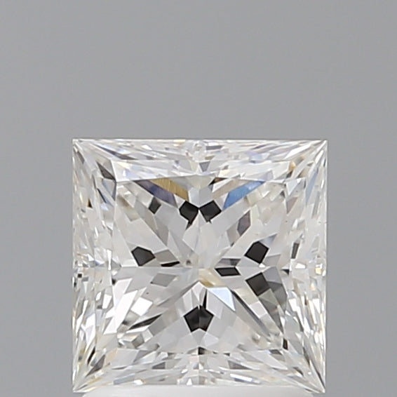 1.57 Carat Princess Shaped, Ideal Cut, E Color, VS1 Clarity, IGI Certified Lab Grown Diamond