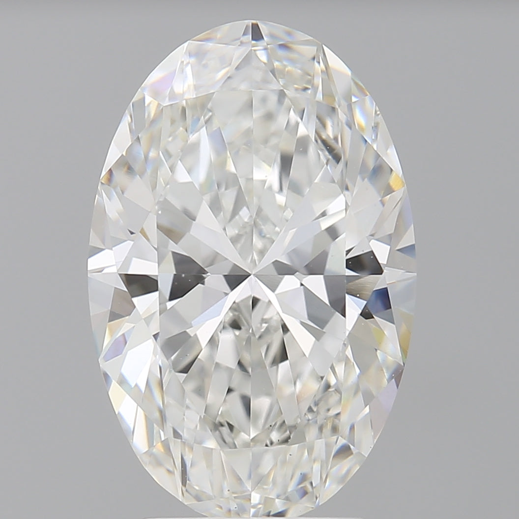 4.03 Carat Oval Shaped, Ideal Cut, F Color, VS1 Clarity, IGI Certified Lab Grown Diamond