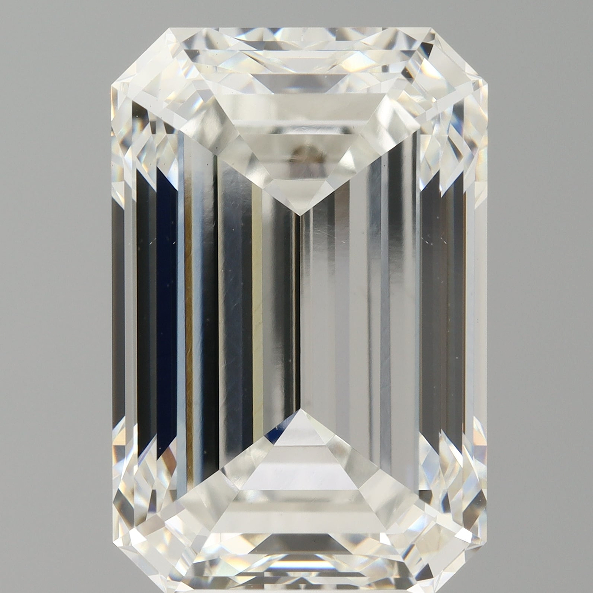 8.04 Carat Emerald Shaped, Ideal Cut, F Color, VVS2 Clarity, IGI Certified Lab Grown Diamond