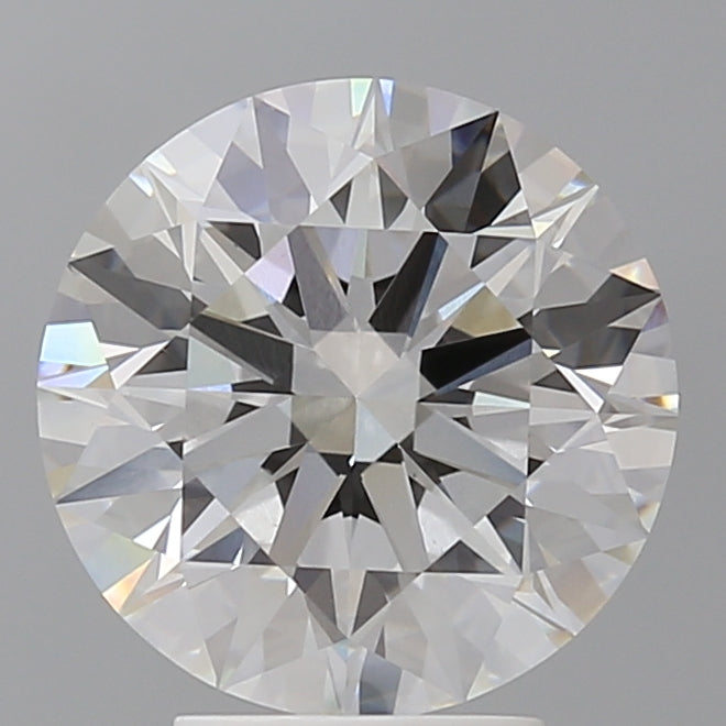 4.09 Carat Round Shaped, Ideal Cut, F Color, VVS2 Clarity, IGI Certified Lab Grown Diamond