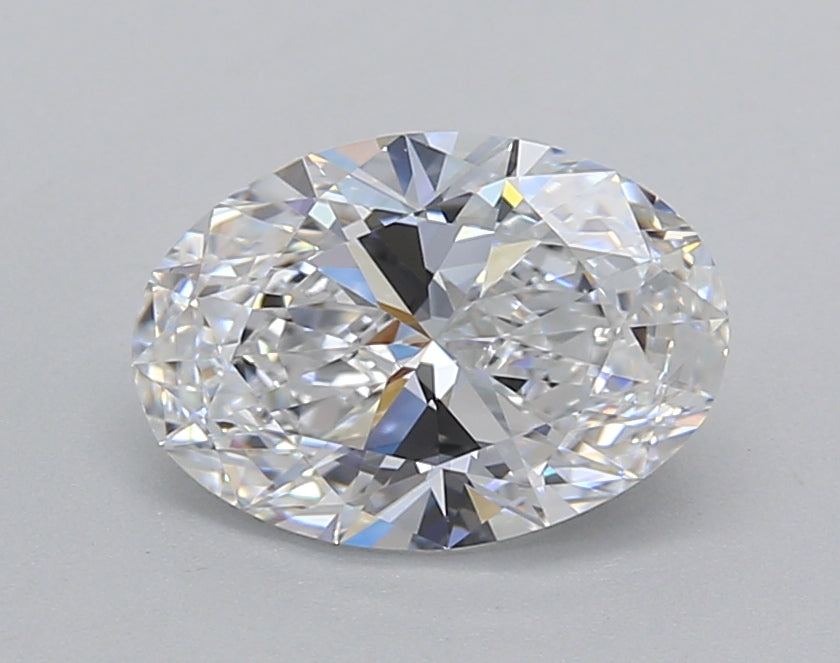 1.51 Carat Oval Shaped, Very Good Cut, D Color, VVS1 Clarity, IGI Certified Lab Grown Diamond