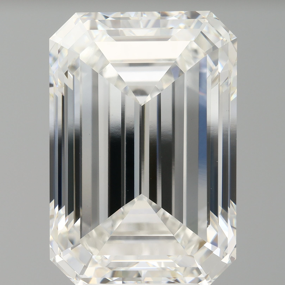 8.02 Carat Emerald Shaped, Ideal Cut, F Color, VVS2 Clarity, IGI Certified Lab Grown Diamond