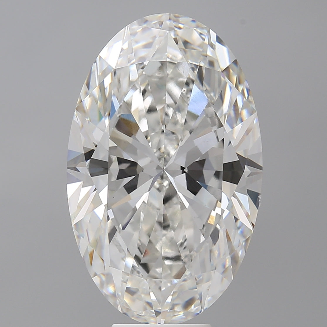 10.02 Carat Oval Shaped, Ideal Cut, F Color, VVS2 Clarity, IGI Certified Lab Grown Diamond