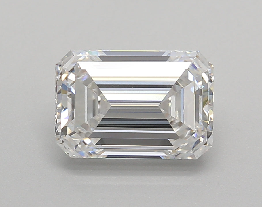 1.99 Carat Emerald Shaped, Excellent Cut, D Color, VS1 Clarity, IGI Certified Lab Grown Diamond