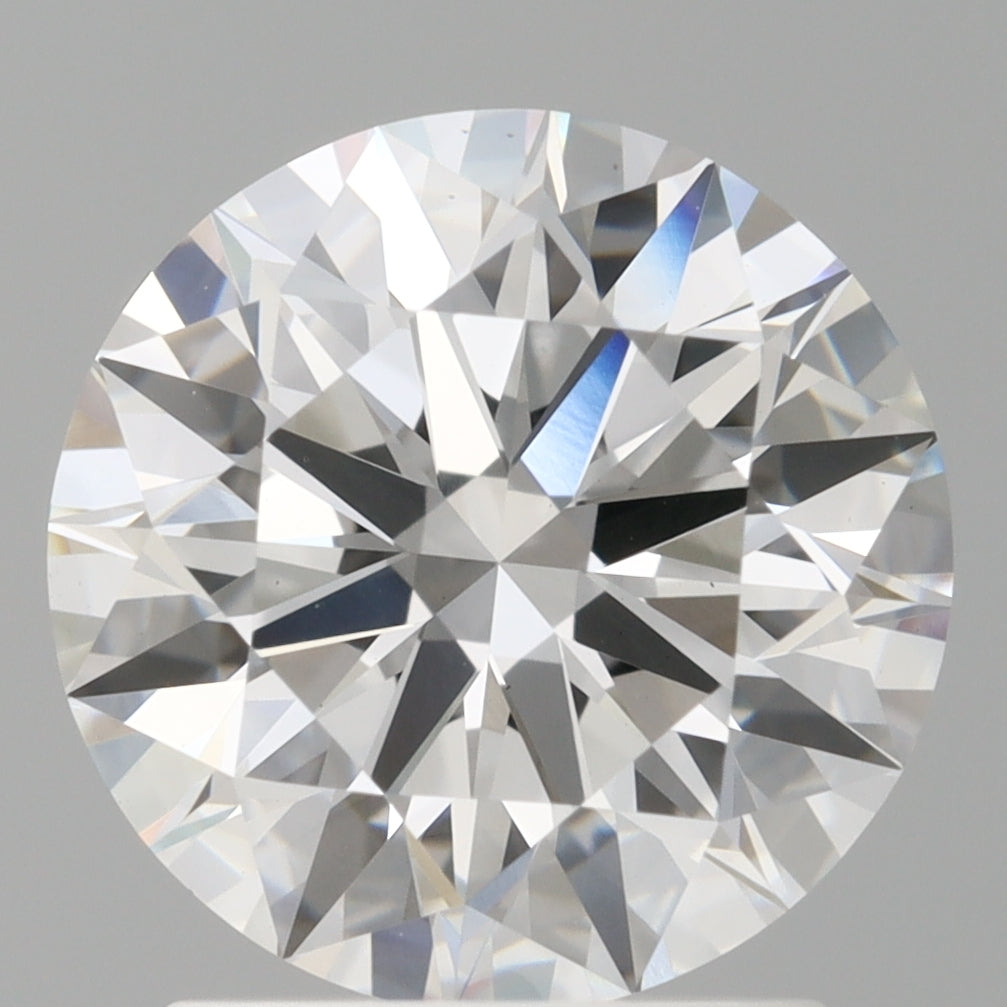 2.01 Carat Round Shaped, Ideal Cut, E Color, VVS2 Clarity, IGI Certified Lab Grown Diamond