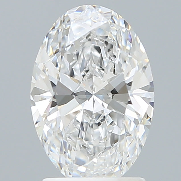 2.06 Carat Oval Shaped, Ideal Cut, D Color, VVS2 Clarity, IGI Certified Lab Grown Diamond