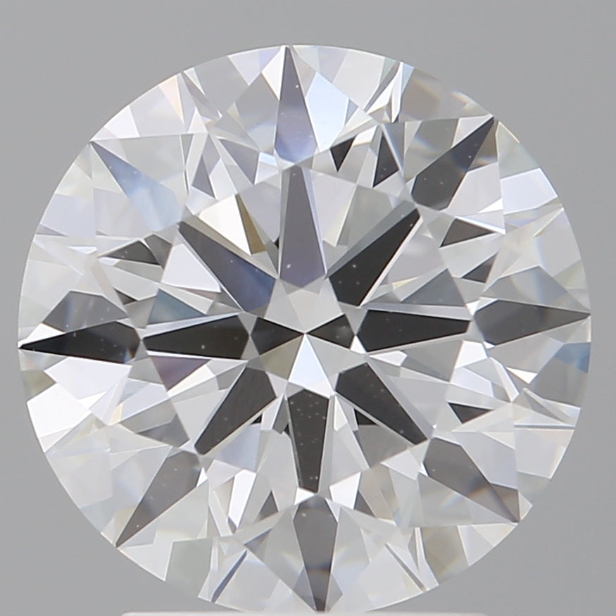 3.10 Carat Round Shaped, Ideal Cut, E Color, VVS2 Clarity, IGI Certified Lab Grown Diamond