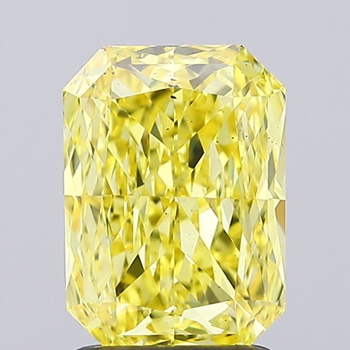 1.74 Carat Radiant Shaped, Excellent Cut, VS2 Clarity, IGI Certified Lab Grown Diamond