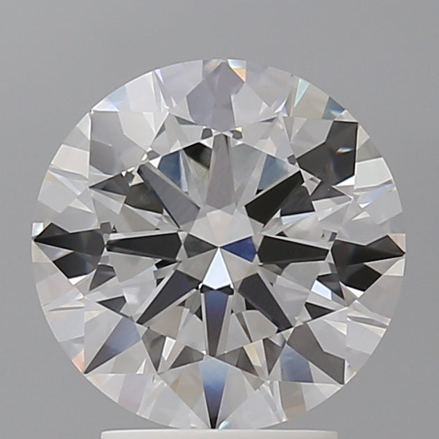 3.03 Carat Round Shaped, Excellent Cut, E Color, VVS2 Clarity, IGI Certified Lab Grown Diamond