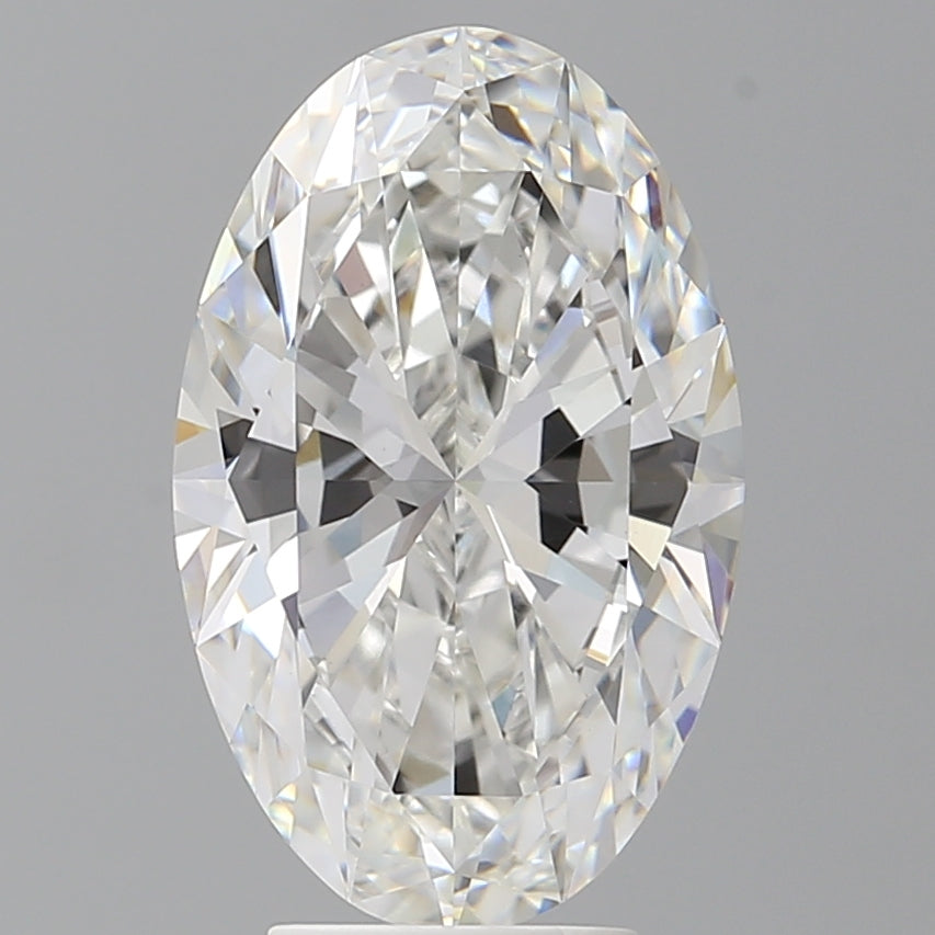 4.54 Carat Oval Shaped, Ideal Cut, E Color, VVS2 Clarity, IGI Certified Lab Grown Diamond