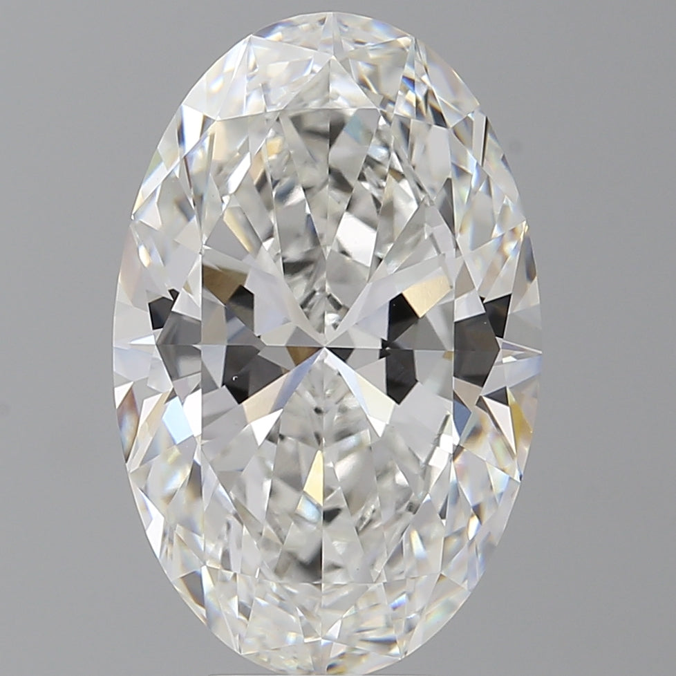 7.59 Carat Oval Shaped, Ideal Cut, F Color, VS1 Clarity, IGI Certified Lab Grown Diamond