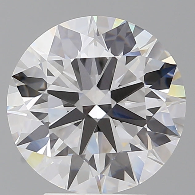 4.05 Carat Round Shaped, Ideal Cut, E Color, VVS2 Clarity, IGI Certified Lab Grown Diamond