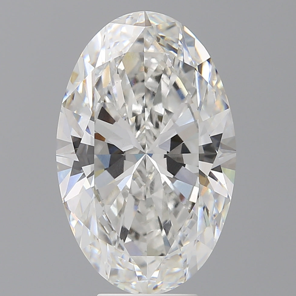 7.07 Carat Oval Shaped, Ideal Cut, E Color, VVS2 Clarity, IGI Certified Lab Grown Diamond