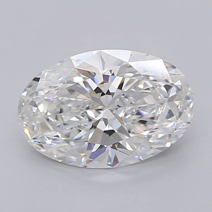2.05 Carat Oval Shaped, Ideal Cut, E Color, VVS1 Clarity, IGI Certified Lab Grown Diamond