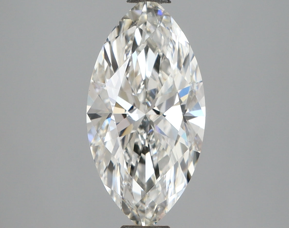 2.03 Carat Marquise Shaped, Ideal Cut, F Color, VVS2 Clarity, IGI Certified Lab Grown Diamond