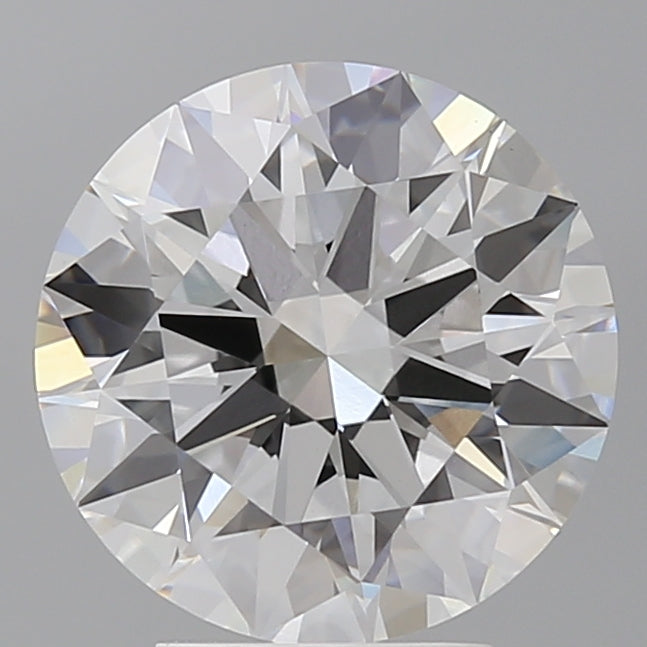 4.05 Carat Round Shaped, Ideal Cut, E Color, VVS2 Clarity, IGI Certified Lab Grown Diamond