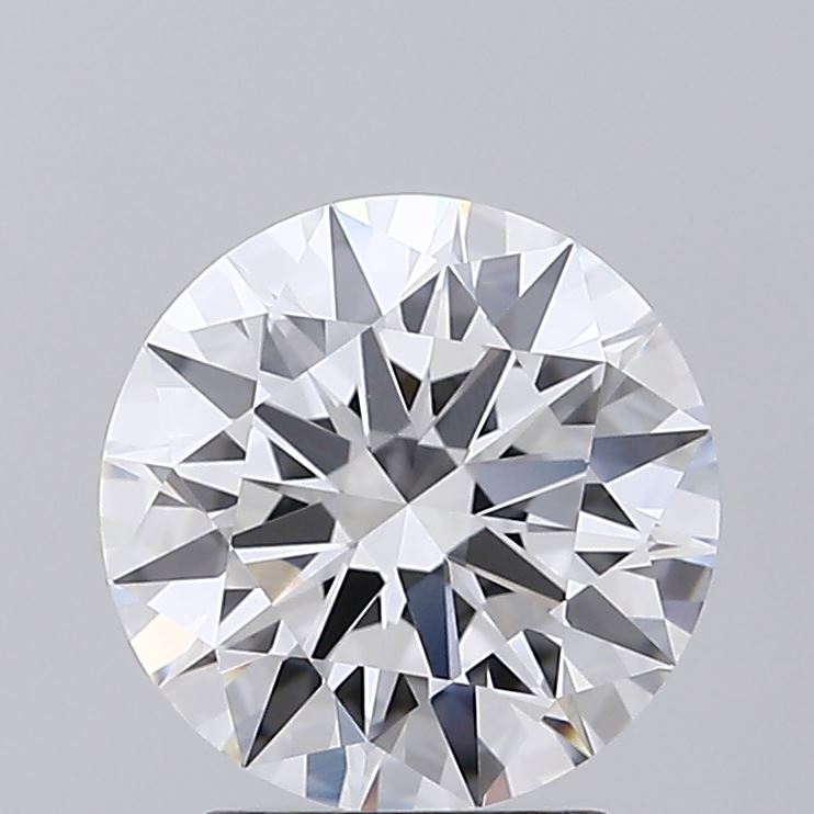 2.19 Carat Round Shaped, Ideal Cut, D Color, VVS1 Clarity, IGI Certified Lab Grown Diamond