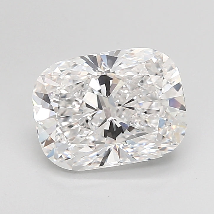 2.56 Carat Cushion Shaped, Ideal Cut, D Color, VS1 Clarity, IGI Certified Lab Grown Diamond