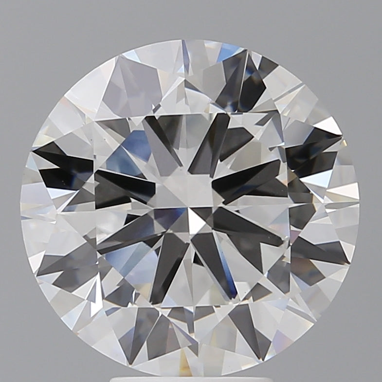 7.06 Carat Round Shaped, Excellent Cut, F Color, VVS2 Clarity, IGI Certified Lab Grown Diamond