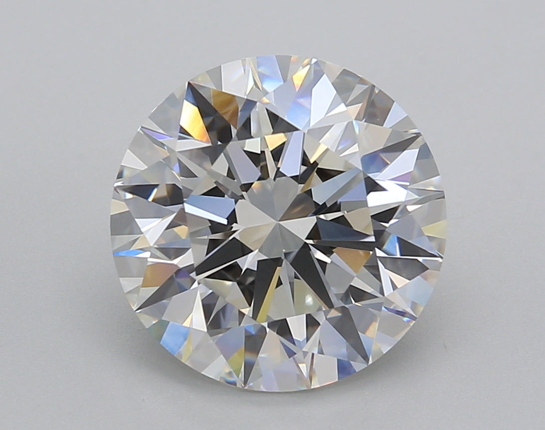 4.52 Carat Round Shaped, Ideal Cut, F Color, VVS2 Clarity, IGI Certified Lab Grown Diamond