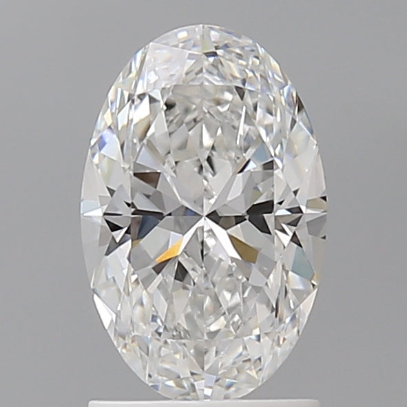 1.58 Carat Oval Shaped, Ideal Cut, E Color, VVS2 Clarity, IGI Certified Lab Grown Diamond